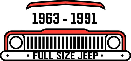 Full Size Jeep Decals